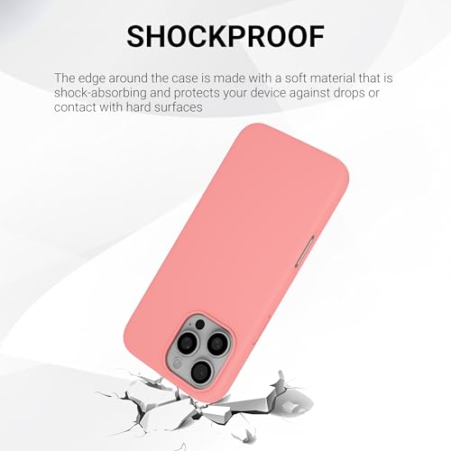 Coque iPhone 16 Pro Max rose pour recharge sans fil - 4