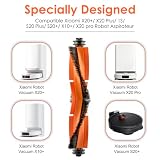 (2 Sztuki) X20+ Wymienne Szczotki Rolkowe Kompatybilne z Xiaomi X20+/ X20 Plus/ S20 plus/ S20+/ X10+/ X20 pro, zestaw akcesoriów do głównej szczotki rolkowej, szczotka do wielu powierzchni