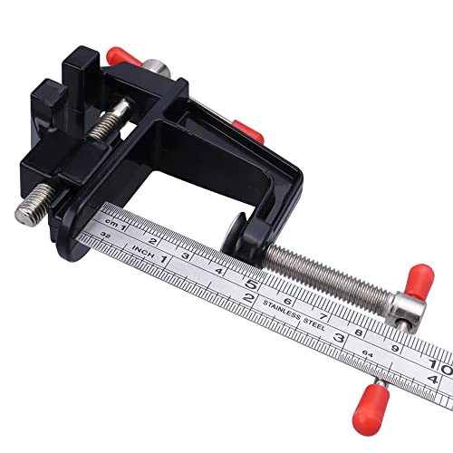 Eyech Mini Table Clamp Portable Work Bench Vise, Small Bench Vice Aluminum Miniature Jewelers Hobby Clamps Craft Repair Tool #TOP3