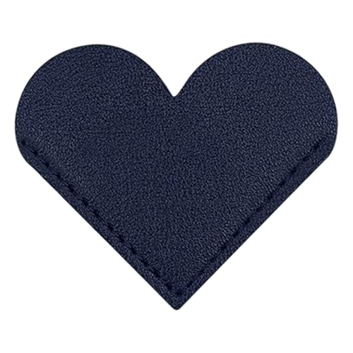 ビンテージコーナーページブックマーク レザーコーナーブックマーク ブックページマーカー 5個 恋人、教師、学生、大人向けハート型マーカー