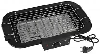 2000W Electric Barbecue Grill | Non-Stick 5-Level Adjustable BBQ Machine for Indoor & Outdoor Use | Easy-to-Clean Household Barbecue Grill for Camping, Cooking, and More