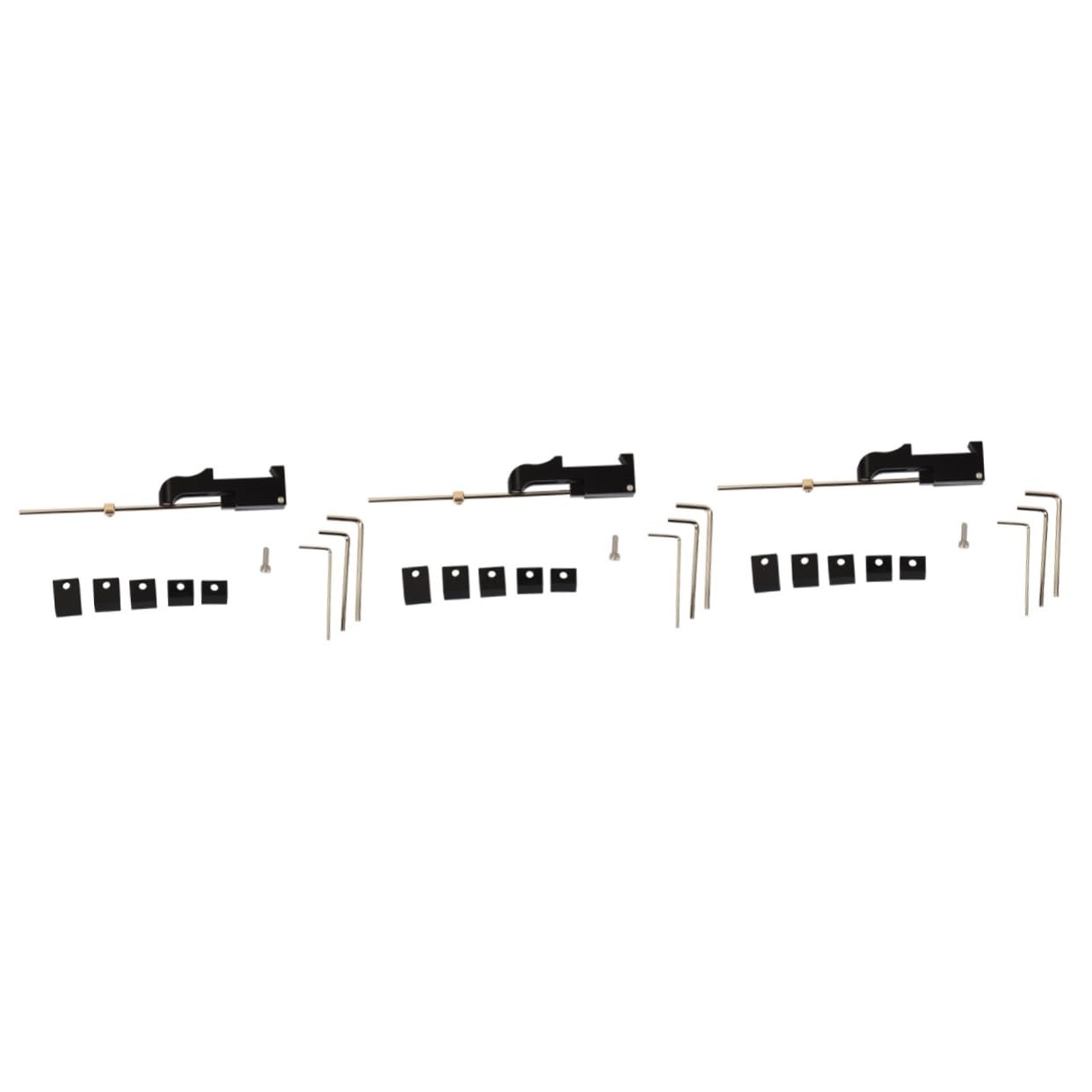 HEMOTON 3 Set clicker Accessori clicker ad in Metallo Forniture Stick segnaletico Professionale clic ' clicker per Nero