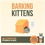 Barking Kittens (Extension), par Exploding Kittens – Un jeu de Cartes Pour adultes, ados et Enfants – Ambiance familiale – Un jeu de Roulette Russe
