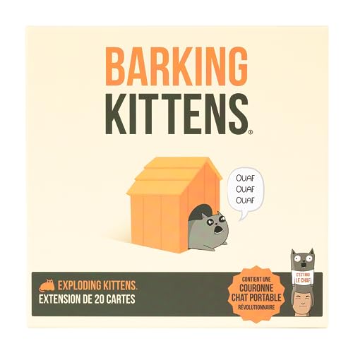 Barking Kittens Extension par Exploding Kittens, 2-5 joueurs