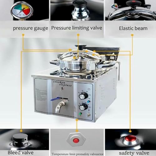 TBLOTYD 16L Air Fryer Review (2025): High Pressure & Efficient 5 TBLOTYD 16L Commercial High Pressure Fried Chicken Stove, Electric Countertop Pressure Air Fryer Countertop Kitchen Frying Machine
