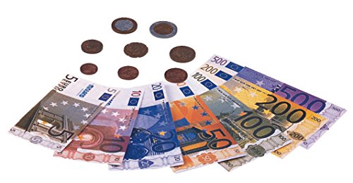 Monedas y billetes euro didácticos Miniland 154170 para colegios 2