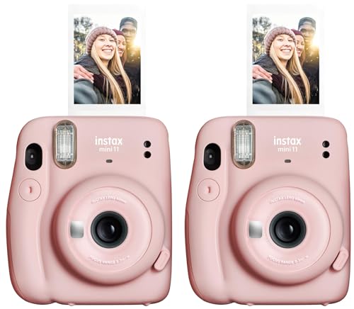 Image of Fujifilm Instax Mini 11 Instant Camera (Blush Pink) (Pack of 2)