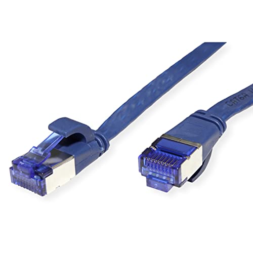 VALUE Patch Cable Cat.6A (Class EA) FTP Extra Flat Blue 1.5m, 1,5 m - Image 2