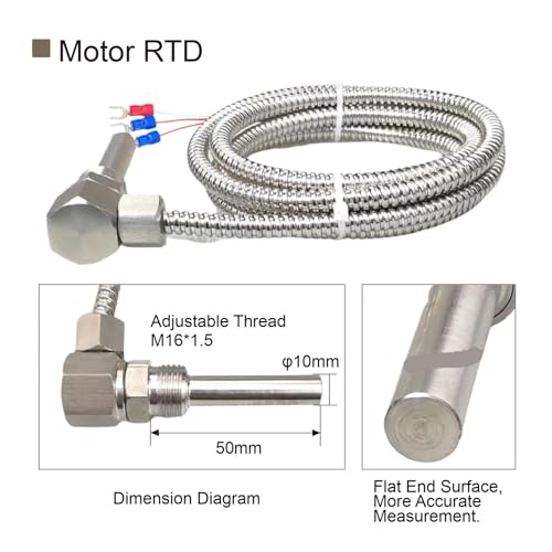 Sensor de temperatura Pt100 doble 3M para control exacto en inyección 5