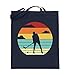 generisch Joueur De Hockey Rétro Sac En Jute | Hockey Sur Gazon Hockey En Salle Vintage Pochette En Coton