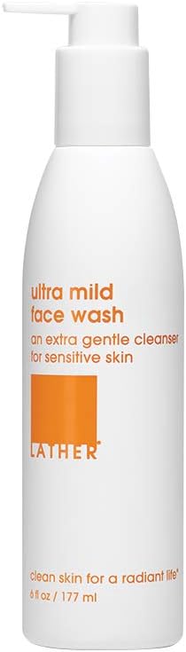 Ultra Mild Face Wash - Extra Gentle Cleanser Face Wash for Sensitive Skin - Hydrating Foaming Cleanser & Makeup Remover - 6 Fl Oz