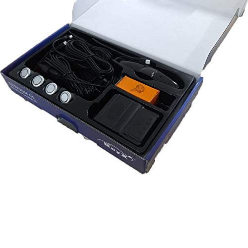 Sensor De Estacionamento Rayx Prime Prata 4 Pontos 18,5 mm