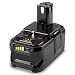 Produktbild ARyee RB18L40 Akku kompatibel mit Ryobi BPL-1815 BPL-1820G BPL1820 BPL18151 RB18L40 RB18L25 RB18L15 RB18L13 P102 P103 P104 P105 P106 P107 P108 (4000mAh 18V)