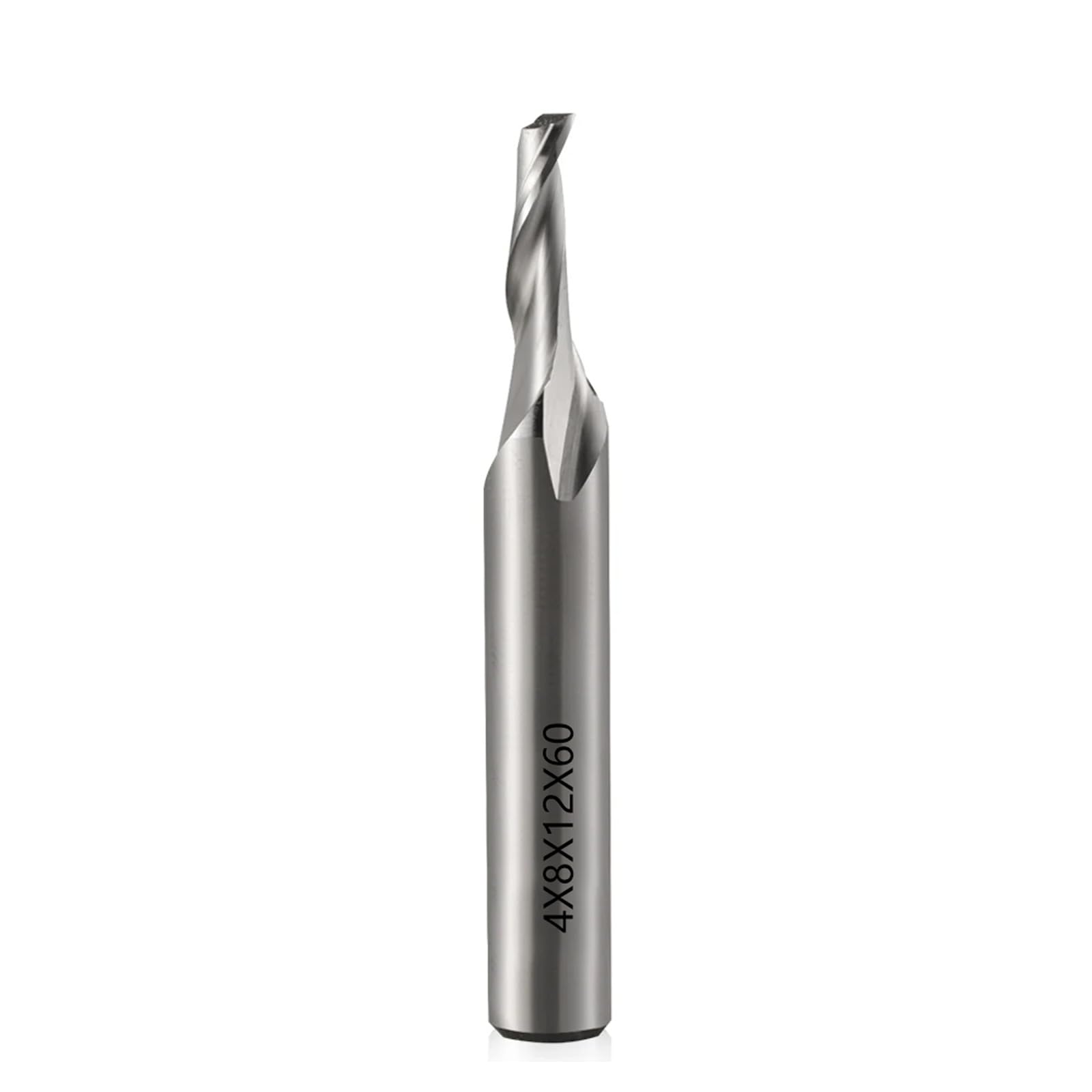 Maxtonser Steel Single Flute Spirals End Mill Accuracy Router Bit For Aluminum and Metal Cutting Milling Cutter Tool 8mm Shanks