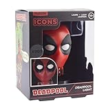 Luz 3D Deadpool - Producto oficial Disney Marvel, luz para oficina, sala de juegos, dormitorio, regalo para fans de Marvel