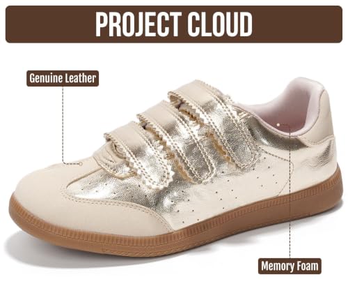 Image of Project Cloud Sneakers for Women - Stylish & Comfortable Women's Fashion Sneakers with Memory Foam and Leather Insole - Non Slip & Lightweight Womens Shoes - Fashion Shoes for Women (Ysabelle)