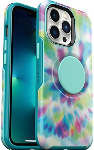 OtterBox Otter+Pop Etui na iPhone 14 Pro, Wstrząsoodporne, Etui z PopSockets PopGrip, Potrójnie Testowany Zgodnie ze Standardem Wojskowym, Przezroczyste