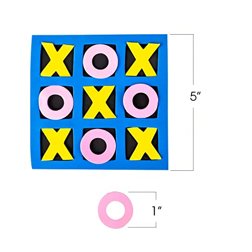 Gamie 24 juegos mini Tic Tac Toe de espuma 5 pulg miniatura 3