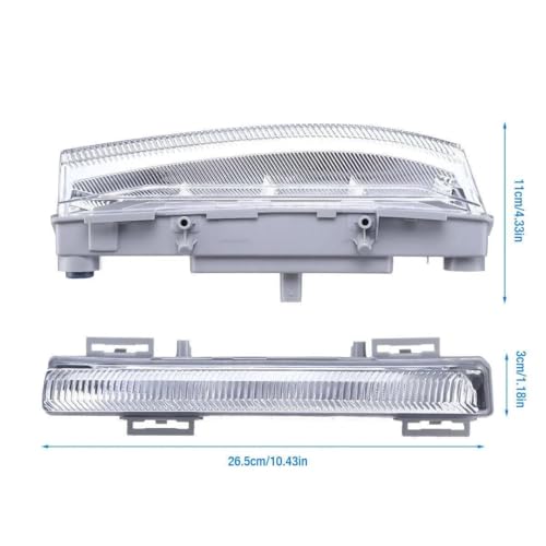 2049068900 faro antiniebla DRL luz diurna para parachoques delantero Mercedes Benz W204 W212 5