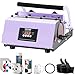 VEVOR Tumbler Heat Press Machine, 11-30oz Mug Press, Heat Up Fast and Even, Tumbler Press with Sublimation Paper, Tape and Gloves, Temp and Time Setting, for Sublimation Tumblers, Cups, Mugs, Purple