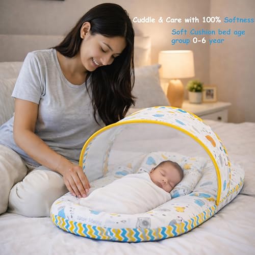 Image of Infantbond by fareto All Season use Baby Essentials Combo | Baby Products | Baby Gift Set | Baby Combo Set for new Born (0-6months)(Pack of 41)(Goodnight Blue)