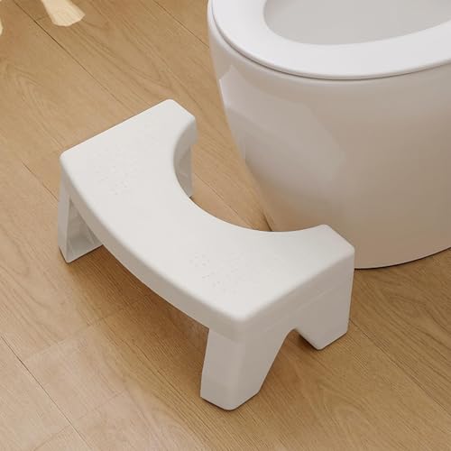Image of Stepstools Toilet Foot Step Stool Non Slip Removable Heavy Duty Portable Toilet Riser with Non Skid Base for Bathroom and Kitchen Step Stool