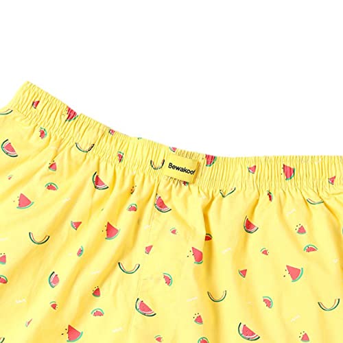 Image of Bewakoof Men's Printed Regular Fit Cotton Pyjama