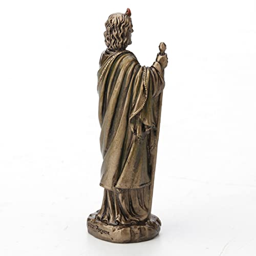 Estatua miniatura pintada a mano de San Judas Apóstol miniatura 4