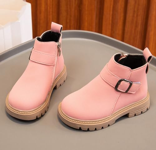 Girl Ankle Boots Side Zipper Boots Winter Warm Snow Boot Anti-Slip Outdoor Shoes3