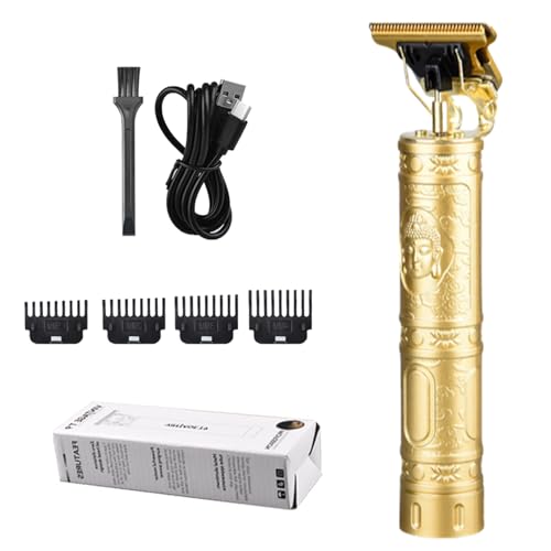 Recortadora de pelo, máquina de corte de pelo, cortadora de pelo, profesional para hombres, recortadora de pelo inalámbrica sin huecos, kit de aseo para hombres, máquina de corte de pelo para barba