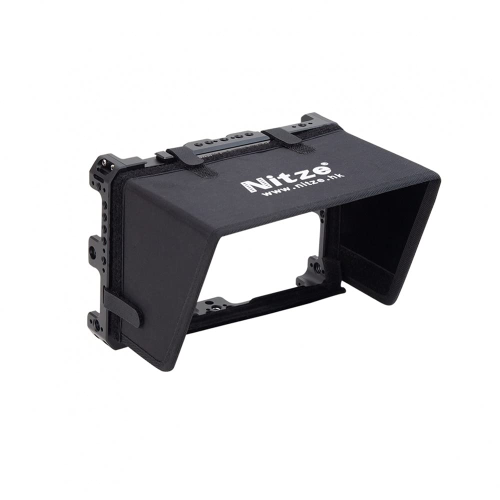 Amazon.com : Nitze 7inch Monitor Cage Rig w Sunhood n Cable
