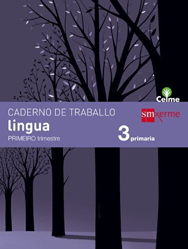 Portada de Caderno de lingua. 3 Primaria, 1 Trimestre. Celme