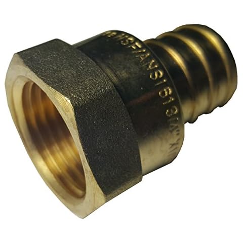 10 Pieces XFITTING 3/4'' Pex B x 1/2'' Female Adapter, Female NPT Adapter Cover