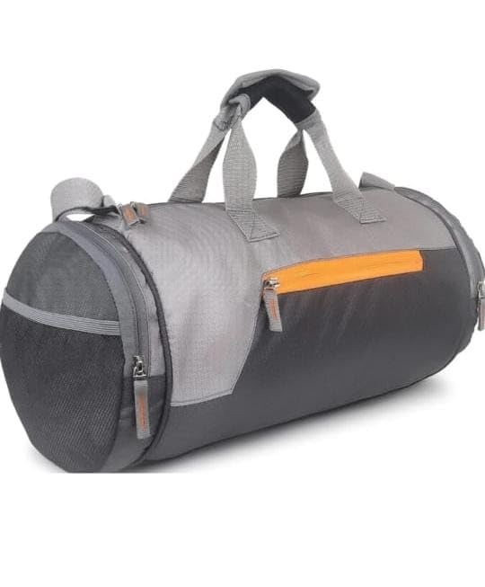 Image of Image of AniSom Multipurpose Gym Duffel Bag with Wet Pocket and Adjustable Strap for Men and Women Travel Sports Workout Bag (Grey)