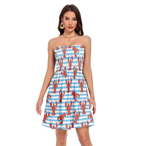 Robe d'été douce et confortable sans manches pour femme GuoChe - 2