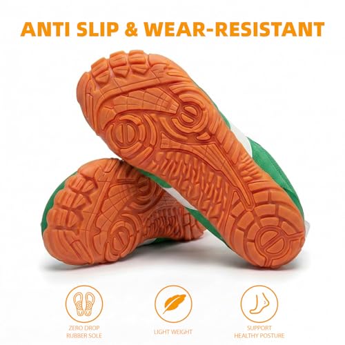 Image of Women's Barefoot Sneakers Wide Toe Box Zero Drop Sneakers | Breathable Lightweight Non-Slip Shoes for Gym Training, Trail Running, Hiking & Daily Walking