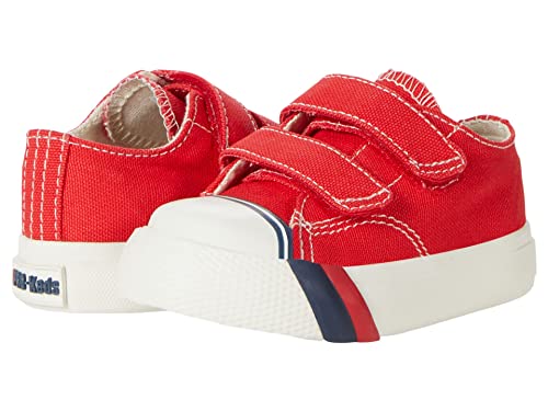 Keds Royal Lo enfants : baskets basses en toile avec fermeture scratch facile