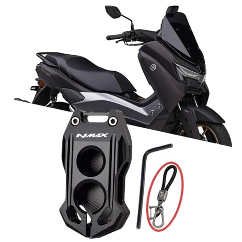 [MYDUO] FOR NMAX155 NMAX 155 nmax155 2015-2024 2025 �I�[�g�o�CCNC�����R���L�[�ی�V�F�������h�~�J�o�[�A���~�����L�[�J�o�[ �L�[�P�[�X�E�L�[�z���_�[ (B-2015-2024,�u���b�N)