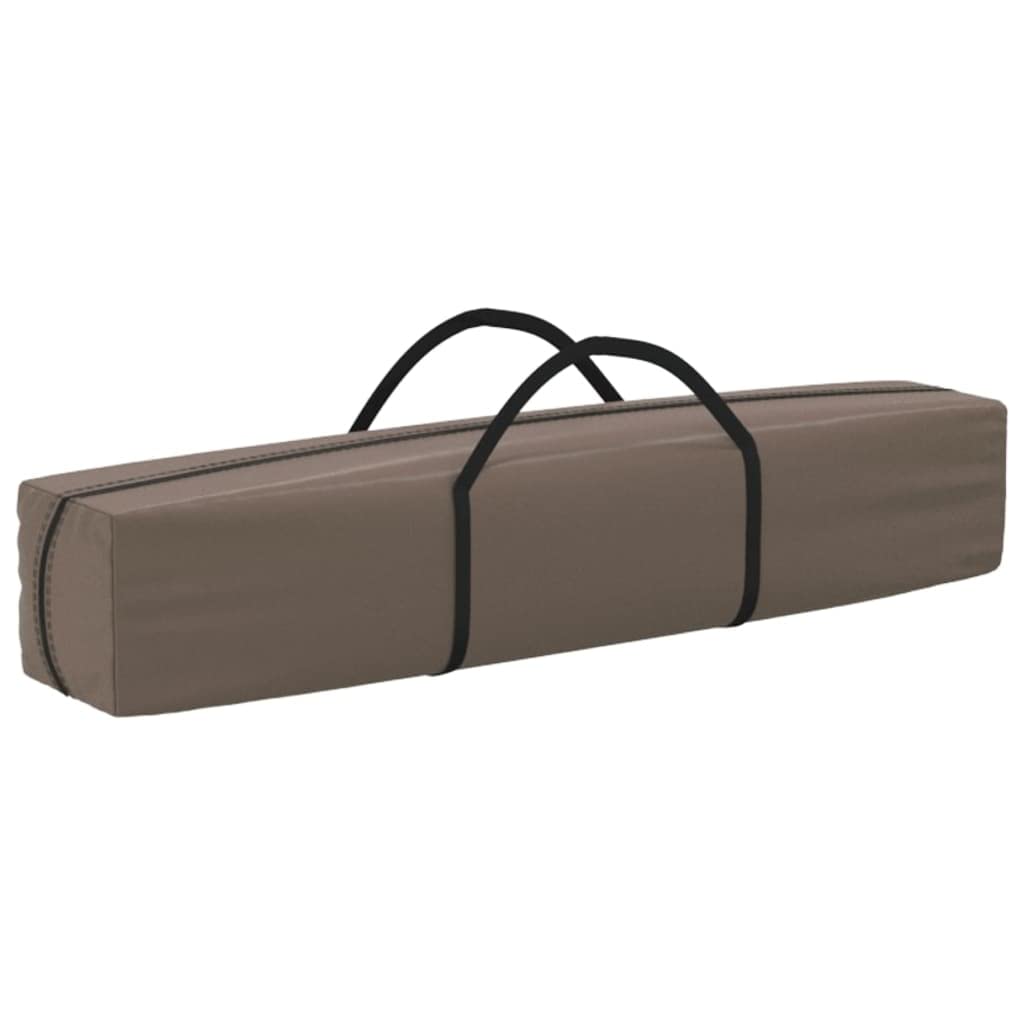 Faltbares Partyzelt Taupe 3x6 m Pavillon aus 210D Oxford-Gewebe mit UV-Schutz stabilem Stahlgestell wasserdicht für Garten, Terrasse, Camping, Event, Grillen, Outdoor