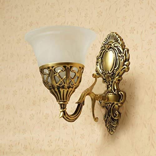 Image of WHITERAY Golden Antique Designer Imported Wall Light Wall lamp for Bedroom, Living Room,Kitchen, Bars, malls, Besides The Bed, Balcony Home Decoration ((1109 (Pack of 2), with Bulb))