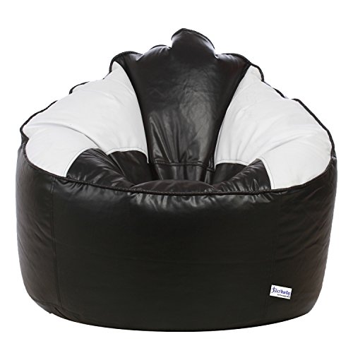 Image of Sattva Muddha Sofa Bean Bag XXXL Cover Only (Without Beans) Dual Color- Black White