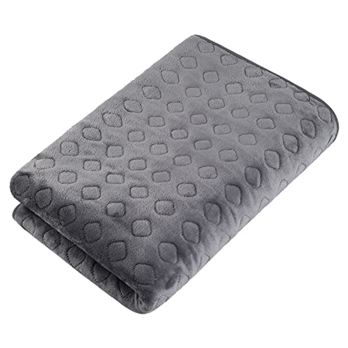 Wygwlg Grados de Comodidad Manta eléctrica Individual/tamaño Completo, Manta calefactora de Franela de Doble Cara eléctrica, Calentador de Cama con 4 calores, Apagado automático Cover