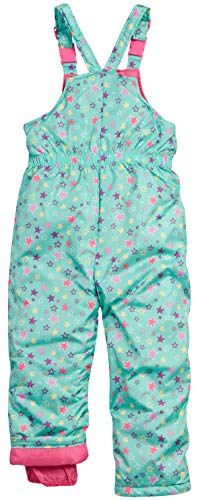 Wippette Girls Heavyweight Insulated Ski Jacket and Snow Bib Snowsuit Set, Size 4, Pink