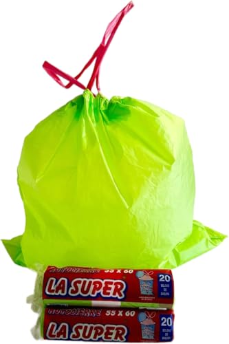 Bolsas de basura 30L Autocierre La Super (60 bolsas)-Pack 3...