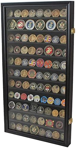 Buy DisplayGifts Challenge Coin Display Case Poker Chips Holder Wall