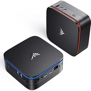 ACEMAGICIAN AK1PRO Mini PC Ordenador, Ιntel Celeron n5105 2,9 GHz 16GB DDR4 512 GB SSD m.2 microcomputador de Escritorio, 4k uhd, WLAN, bt4.2, Gigabit Ethernet, HDMI x 2 Fur Business