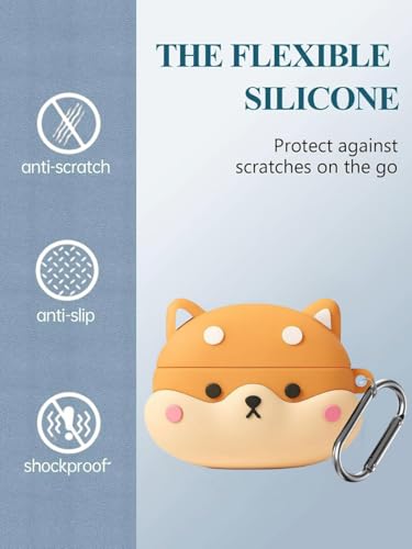 Image of Reiox Soft Silicone Protactive Case Cover Compitable for Oneplus Nord Buds 3 | 3 Pro (Shiba)