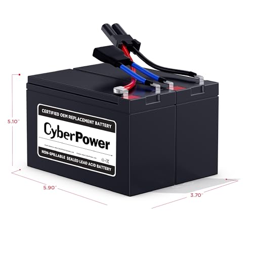 CyberPower RB1270X2B UPS Replacement Battery Cartridge - image 4