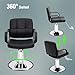 Vantic Salon Chair for Hair Stylist, Heavy Duty Hydraulic Pump 360° Swivel Barber Chairs for Barbershop, Salon Equipment with Height Adjustable -Black