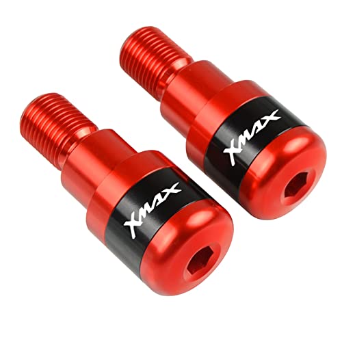 Prise équilibrée Xmax 300 anti-vibration en aluminium CNC rouge